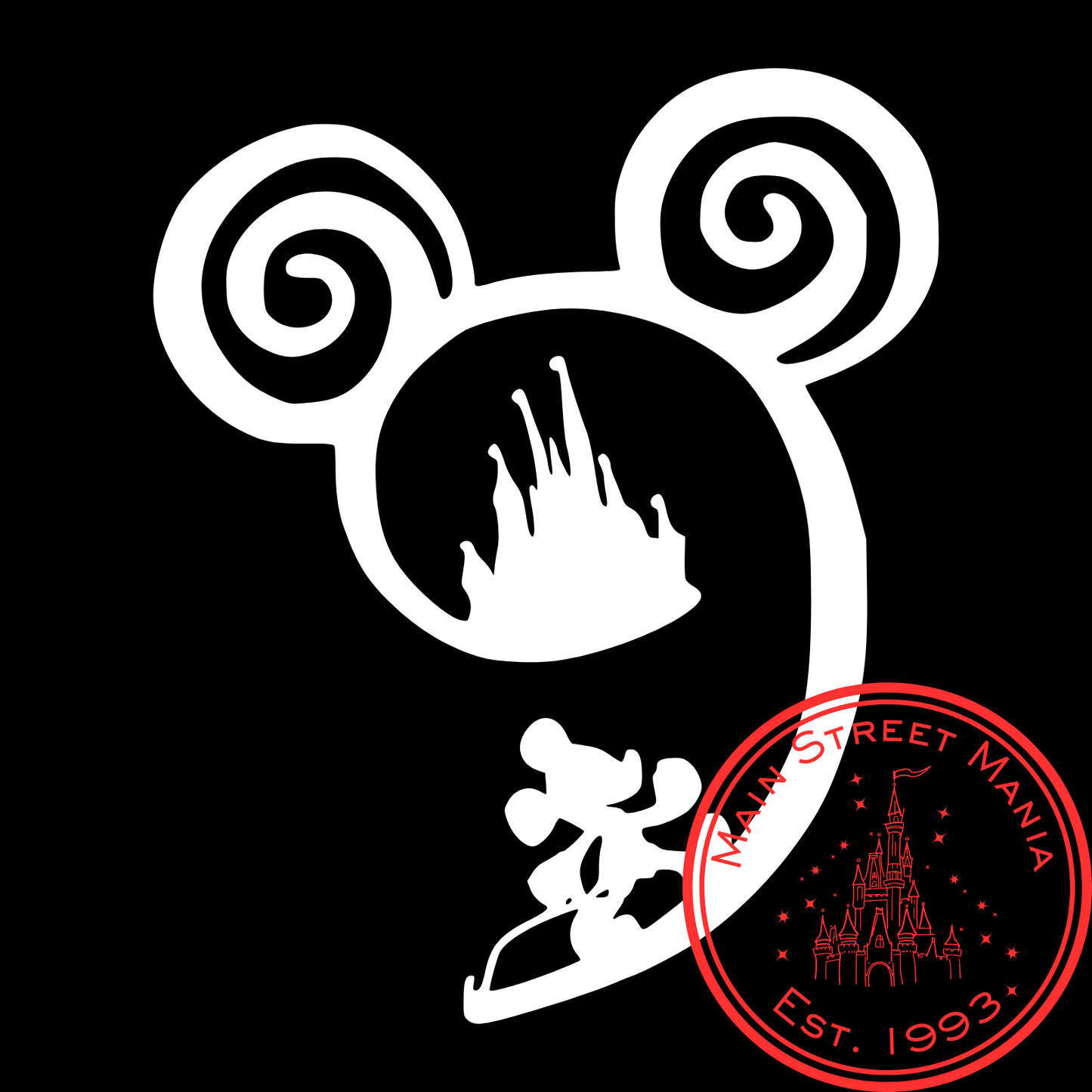Mickey's Path to the Castle Decal