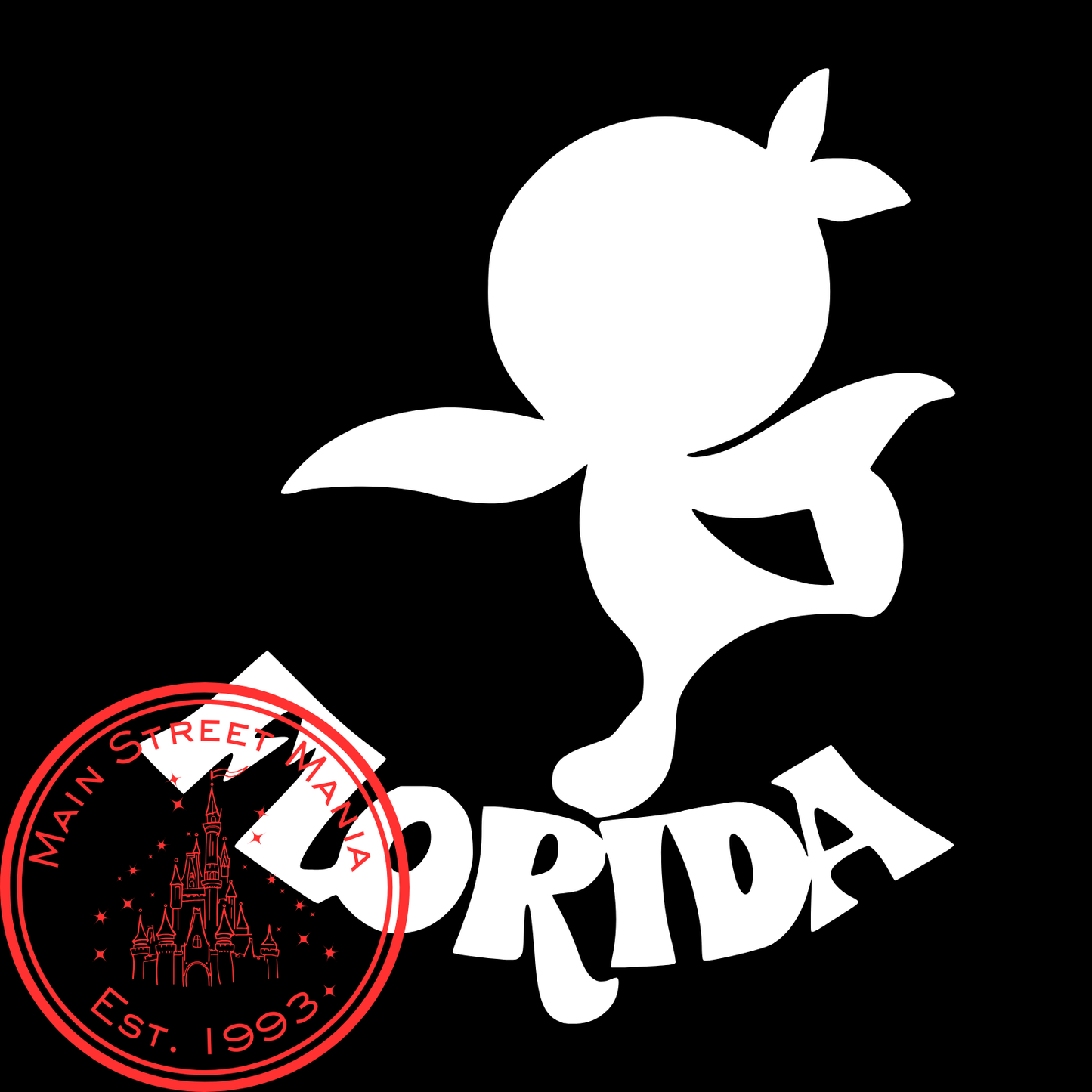 Florida Orange Bird Decal Sticker