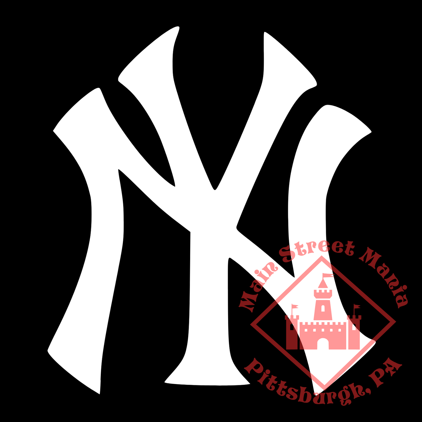 Yankees NY Logo Sticker Decal