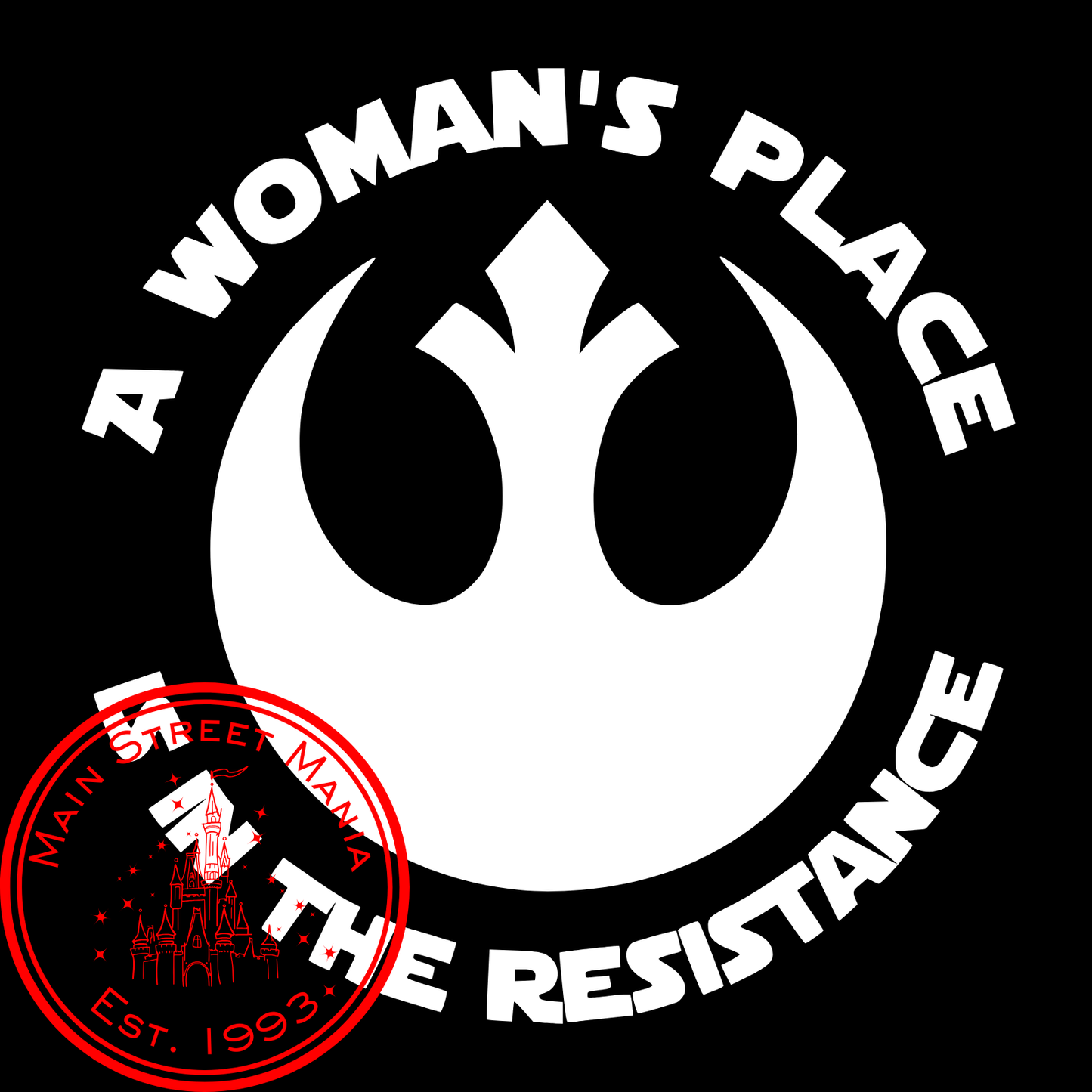 A Woman's Place is in the Resistance Decal