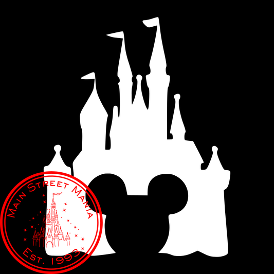 Mickey Castle Decal Sticker