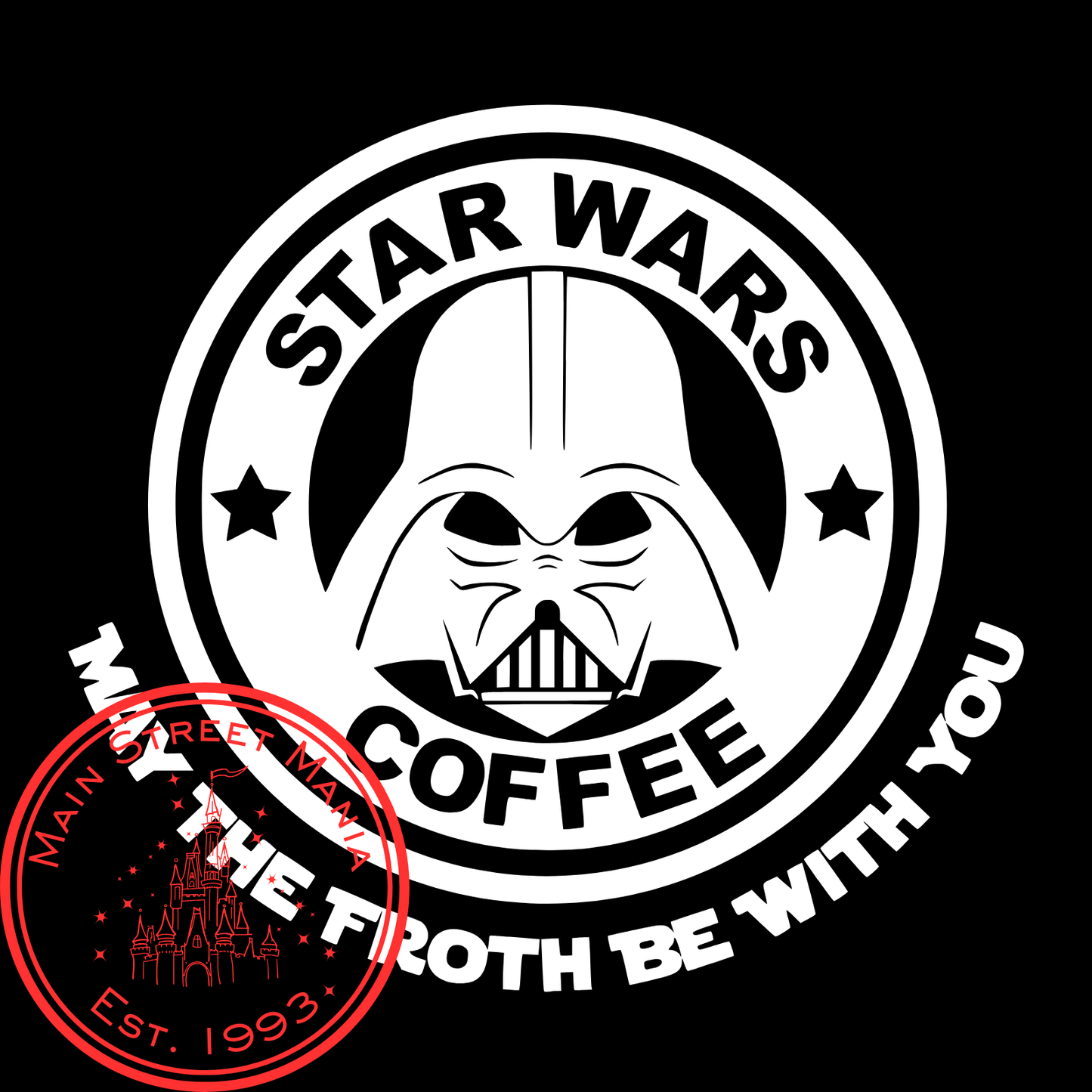 Star Wars Darth Vader Starbucks Coffee Decal