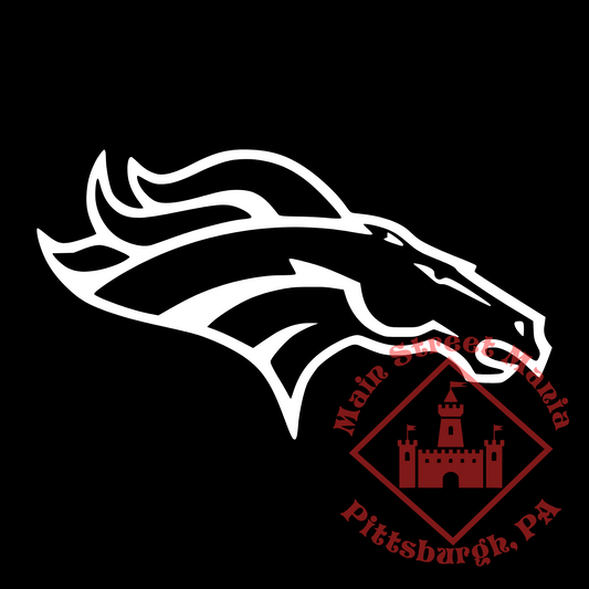 Broncos Logo Sticker Decal