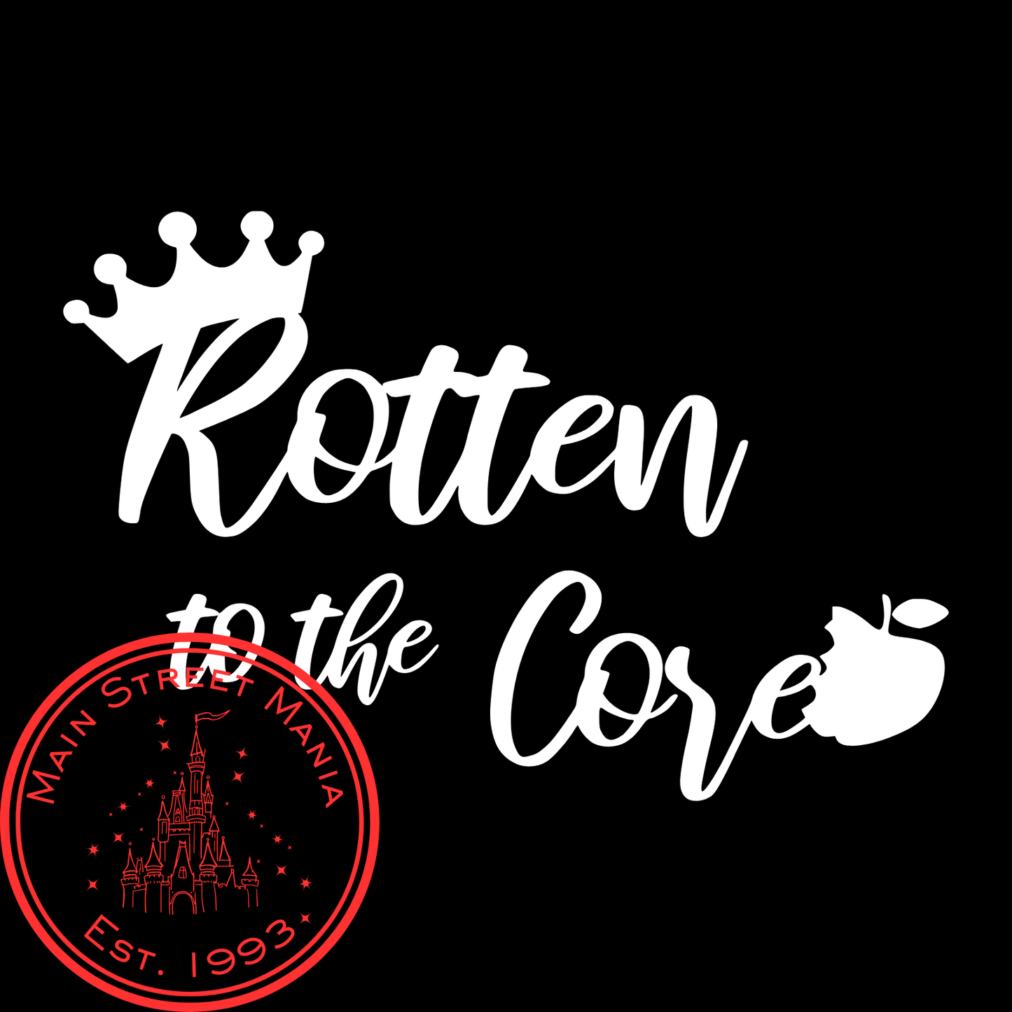 Rotten to the Core Sticker Decal
