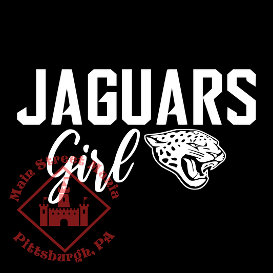 Jaguars Girl Sticker Decal