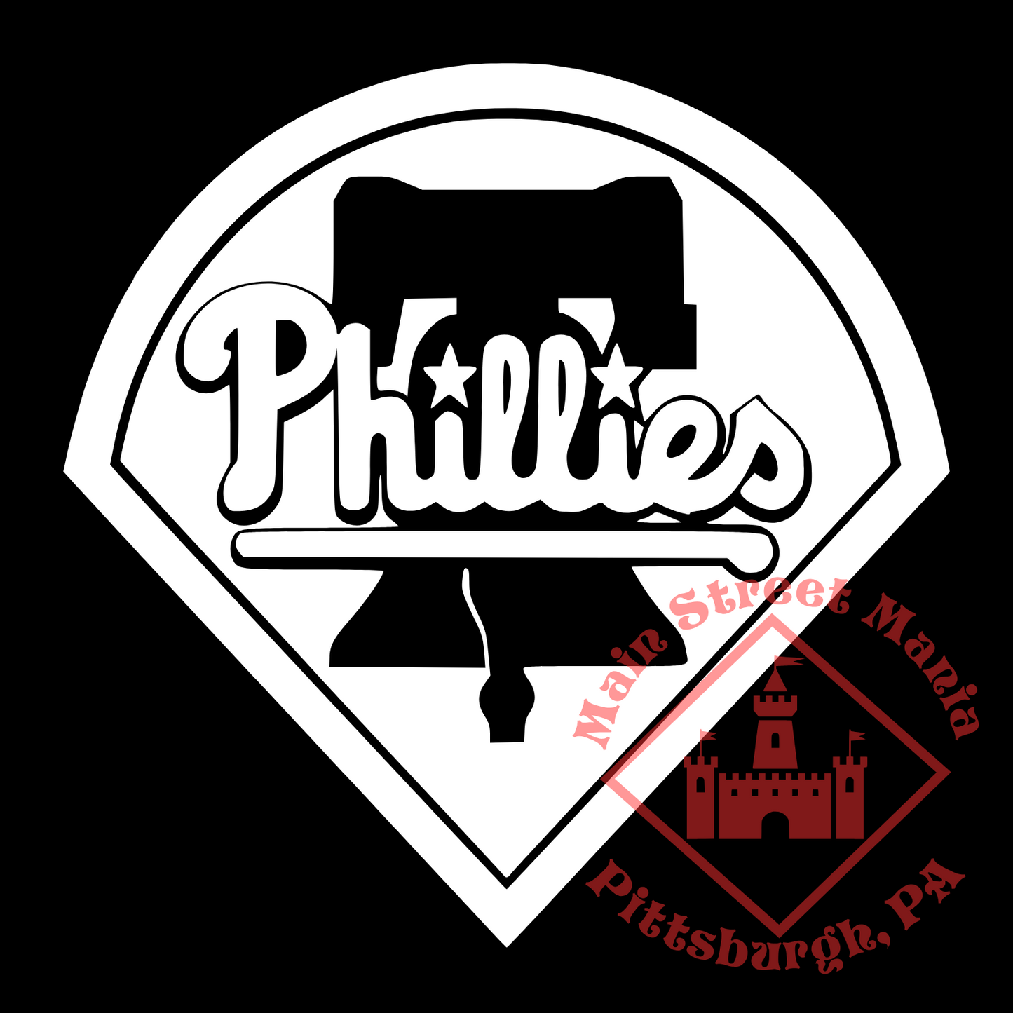 Phillies Logo Sticker Decal