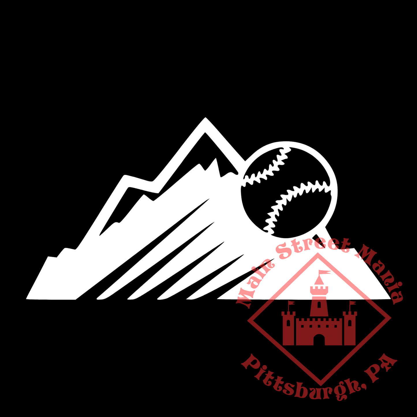 Rockies Mountain Logo Sticker Decal