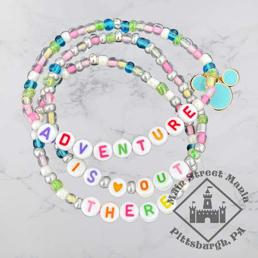 Adventure Is Out There Stack Bracelets