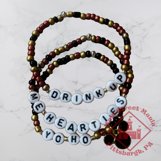 Drink Up Me Hearties Yo Ho Stack Bracelets