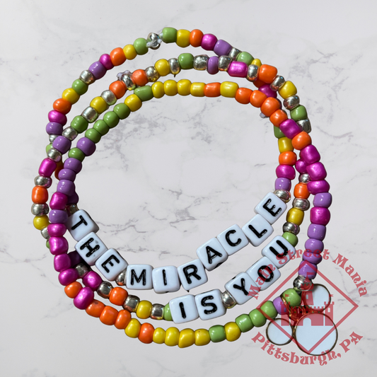 The Miracle Is You Stack Bracelets