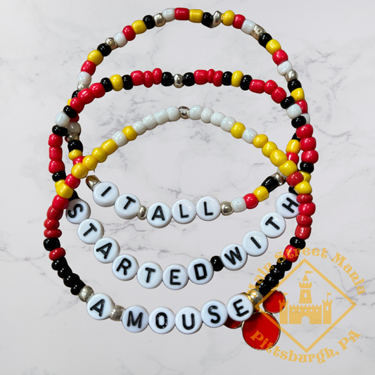 It All Started With A Mouse Stack Bracelet
