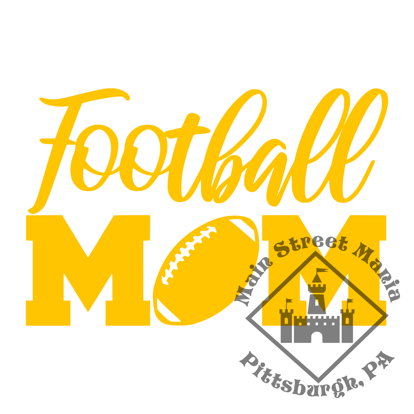 Football Mom Sticker Decal