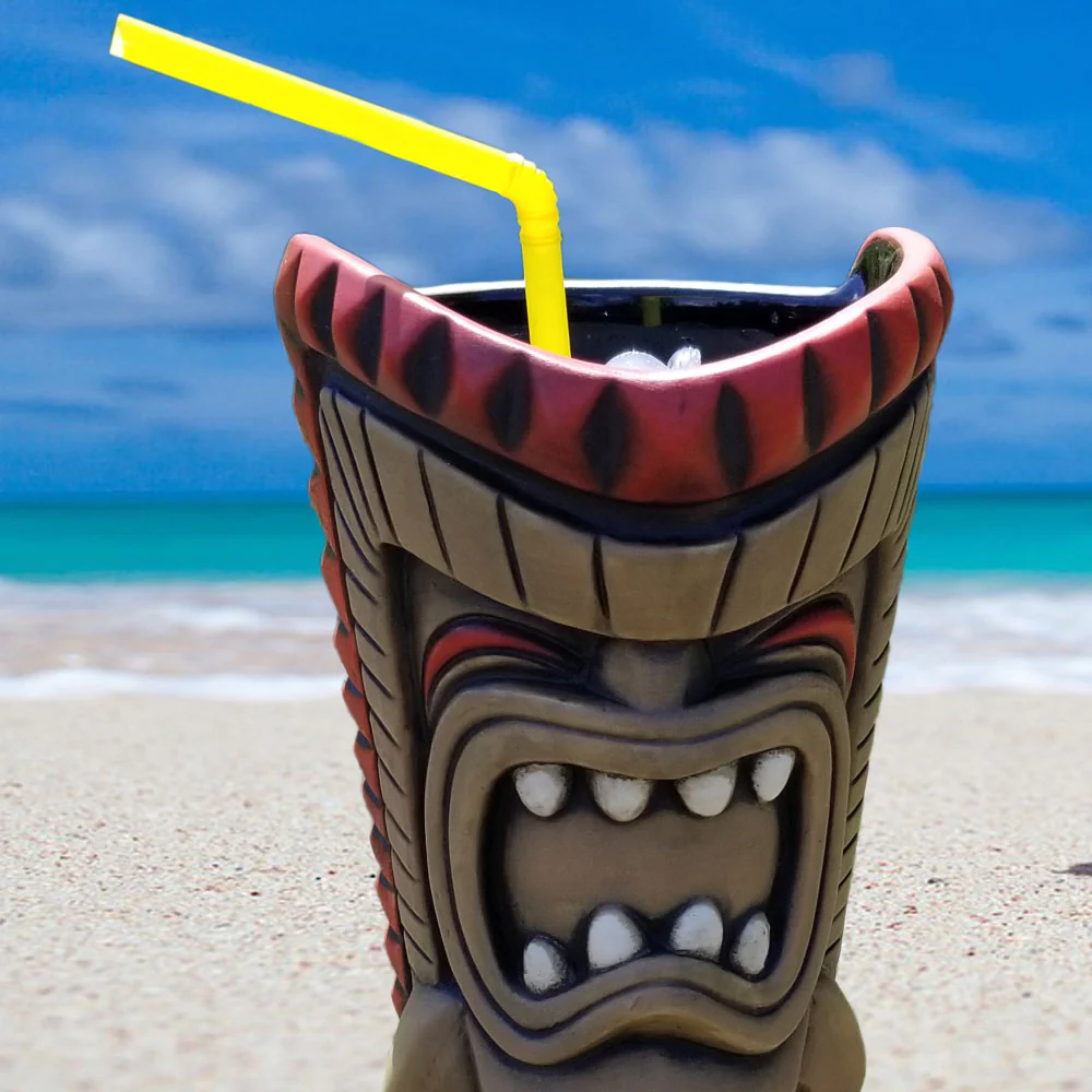 A#1 Boss Man Ku Headdress Tiki Mug